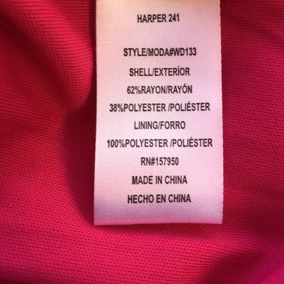 Harper 241 Pink Boho Flutter Sleeve Dress NEW - Picture 6 of 7